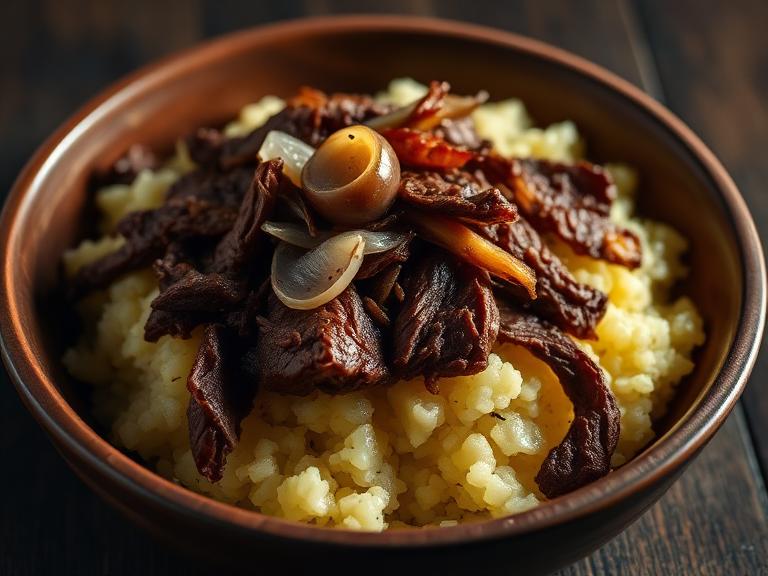 Carne Seca com Mandioca